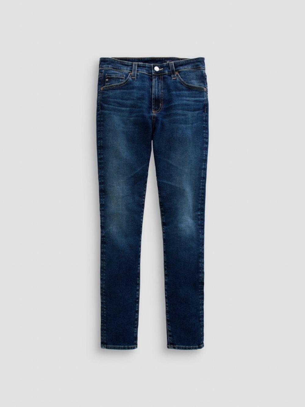 Ag Adriano Goldschmied Farrah High Rise Skinny Ankle - Dark Blue